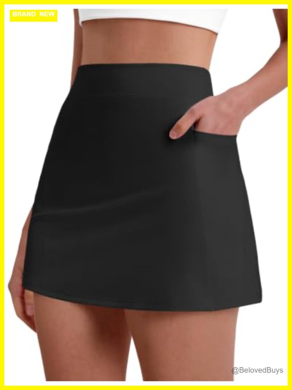 High Waisted Athletic Skort with Pockets Golf Tennis Pickleball
